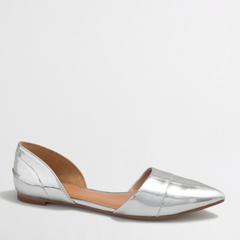 J.crew sliver pointy toe?flats